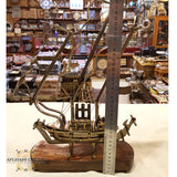 copper ship, handmade, office gift, manager gift, Jordan, afghani online, afghani Jordan, سفينة نحاس