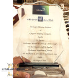 Crystal award - corporate gifts - colleagues gifts - plaque - award - trophy - engraving - printing - Jordan - companies gifts - farewell gifts - appreciation gift - Thank you gift - Afghani online - gift for office - gift for manager - doctor gifts - درع كرستال - دروع - درع تكريم - هدية للمدير - هدايا شركات - هداية موظفين - هدايا لموظفي الشركة - شكر وتقدير - حفر على الكرستال