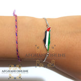 Palestine silver bracelet colored - Palestinian bracelet - Palestinian gift - Palestine map with enamel - map of Palestine - afghani Jordan - afghani Palestine - خارطة فلسطين اسوارة - اسوارة فلسطين فضة مع مينا - الافغاني - الاردن و فلسطين - هدايا فلسطين   