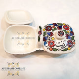 ceramic - oil pot - honey pot - makdous pot - yoghurt pot - jam pot cheese pot - handmade Palestine ceramic - set of 7 -Jordan -Afghani online - handmade ceramics - سيراميك يدوي زيت وزعتر - لبنة - زيتون - مربى - عسل -مقدوس - لبنة - الافغاني - الاردن - فلسطين