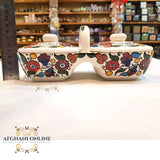 ceramic - oil pot - honey pot - makdous pot - yoghurt pot - jam pot cheese pot - handmade Palestine ceramic - set of 7 -Jordan -Afghani online - handmade ceramics - سيراميك يدوي زيت وزعتر - لبنة - زيتون - مربى - عسل -مقدوس - لبنة - الافغاني - الاردن - فلسطين