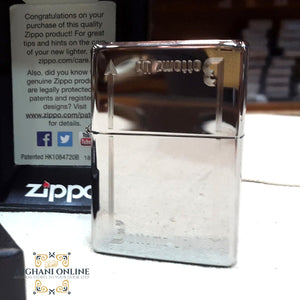  Zippo UP Bottom - Packaged in an environmentally friendly gift box - Lifetime Guarantee - Fill with Zippo premium lighter fluid